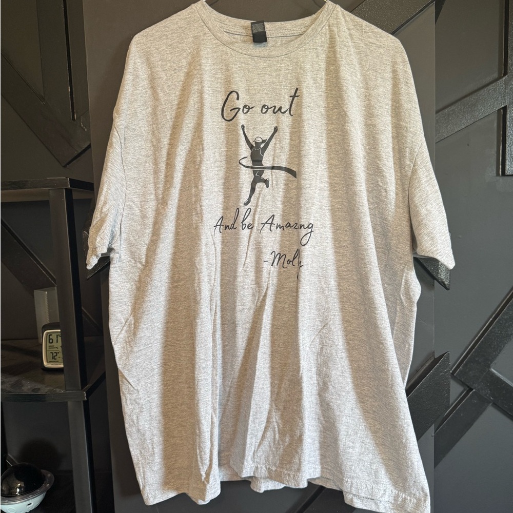 Gildan Gray Graphic Short Sleeve T-Shirt Men’s Size XXL